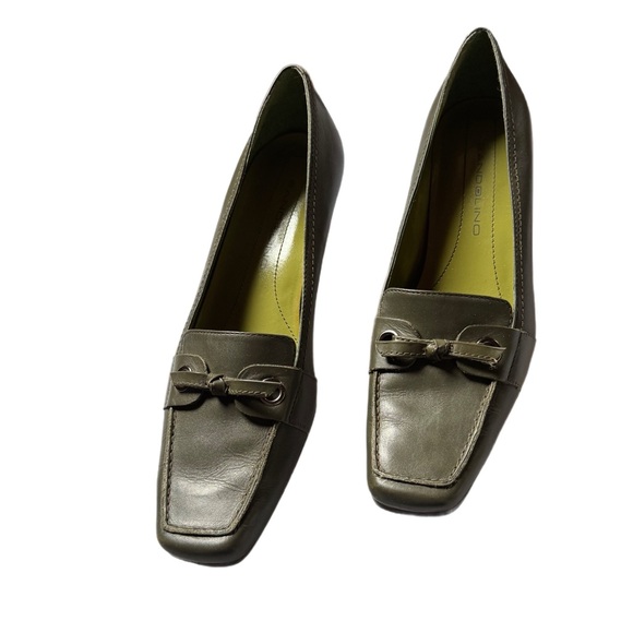 Olive Green Women's Loafers by Bandolino - Picture 1 of 5